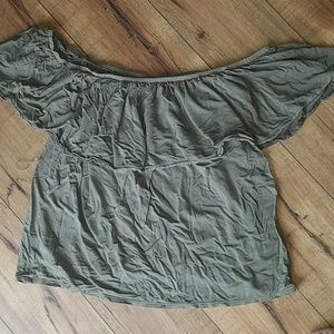American Eagle off shoulder crop top